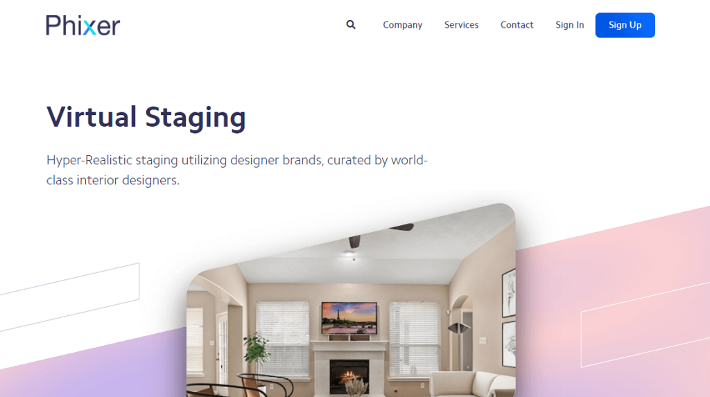 Phixer: best virtual staging for agents