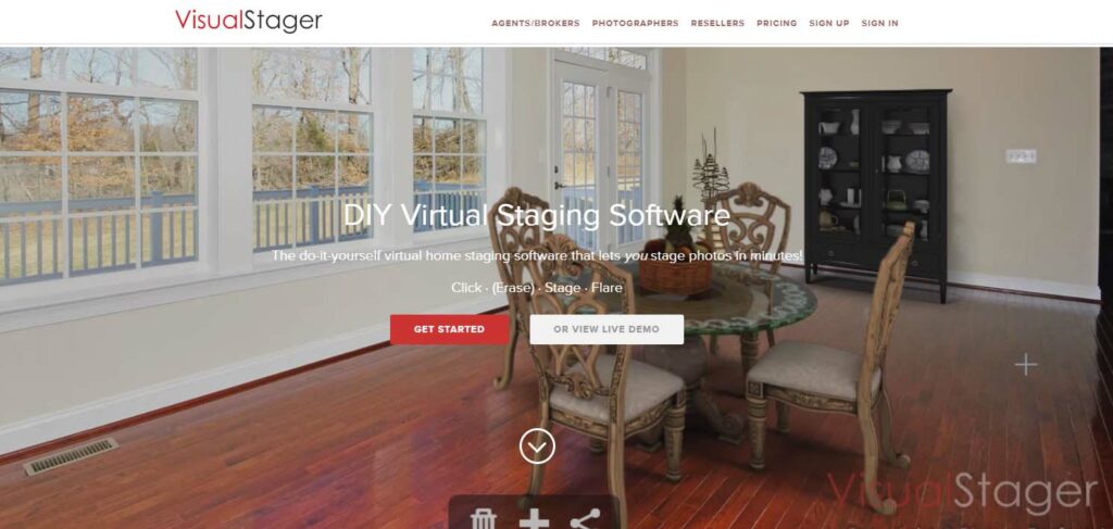 Virtual staging app for real estate: VisualStager