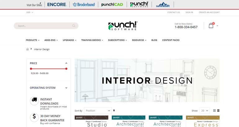 Punch interior design app