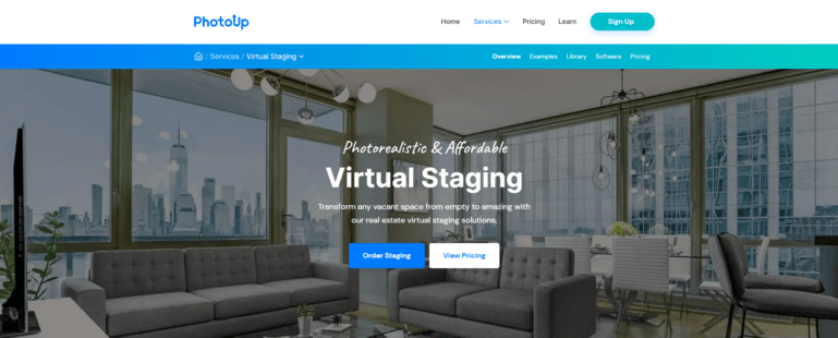 PhotoUp the best virtual staging company