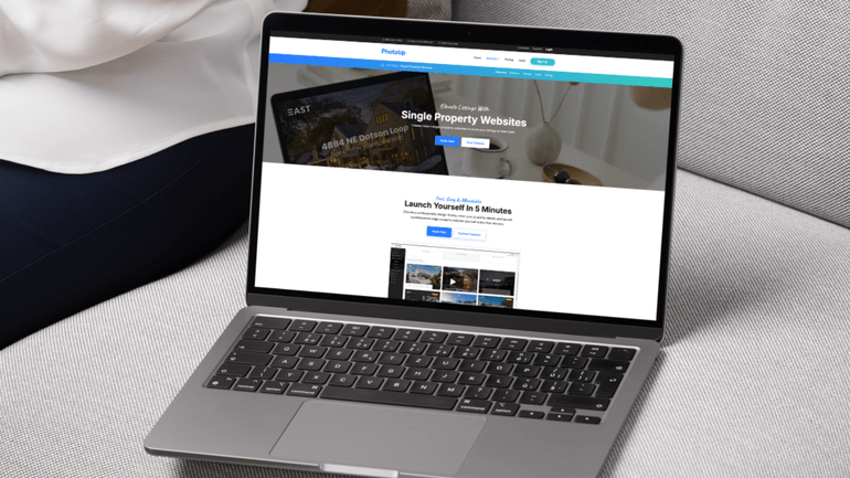 PhotoUp single property websites