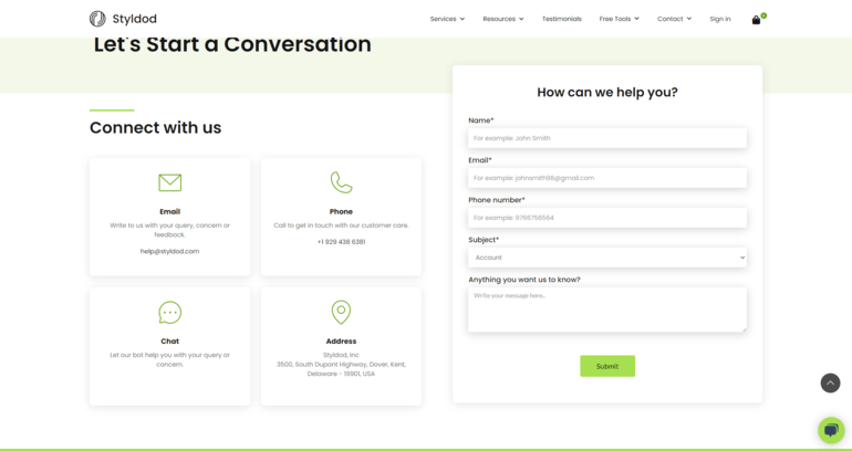 Styledod vs PhotoUp Virtual Staging: Styldod Customer Support