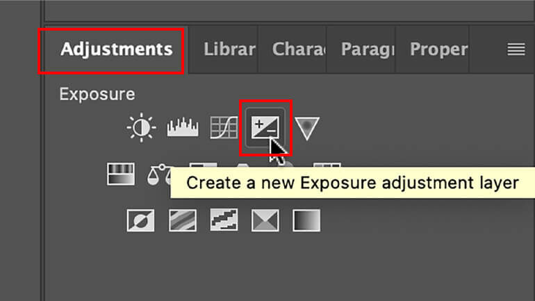 how to change exposure in photoshop