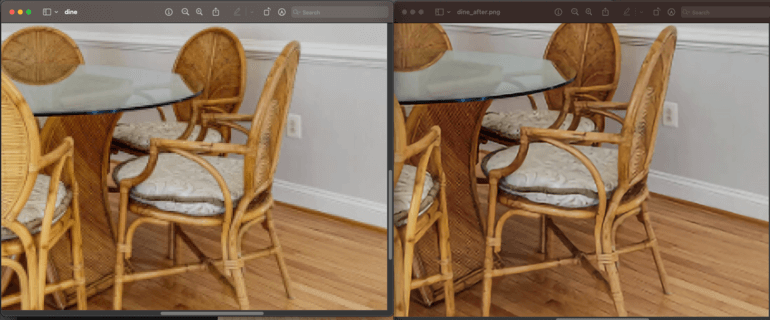 How does detail enhancement improve real estate images?