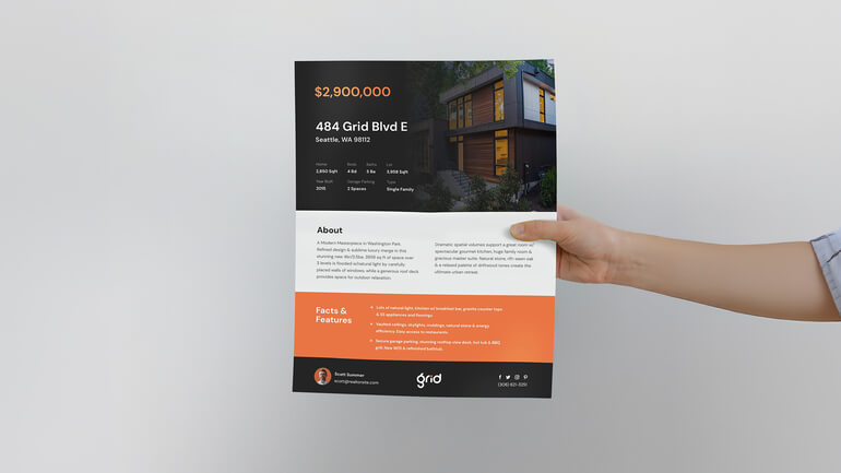 Real Estate Flyers by PhotoUp