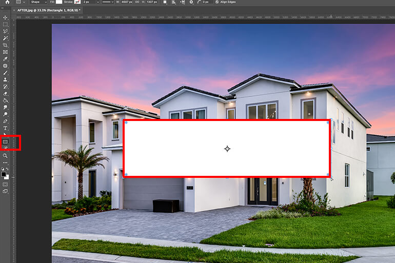 How to make a text box transparent in Photoshop