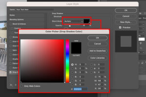 How to Quickly Add Shadow to Text in Photoshop