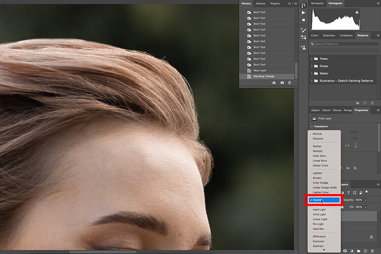 how to edit hair in pictures