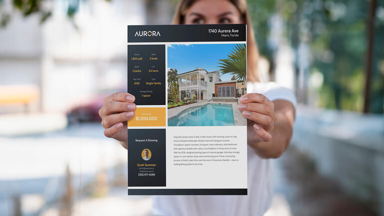 Real Estate Flyers by PhotoUp