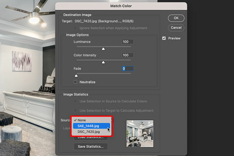 How to Copy Color in Photoshop - Real Estate Photo Editing