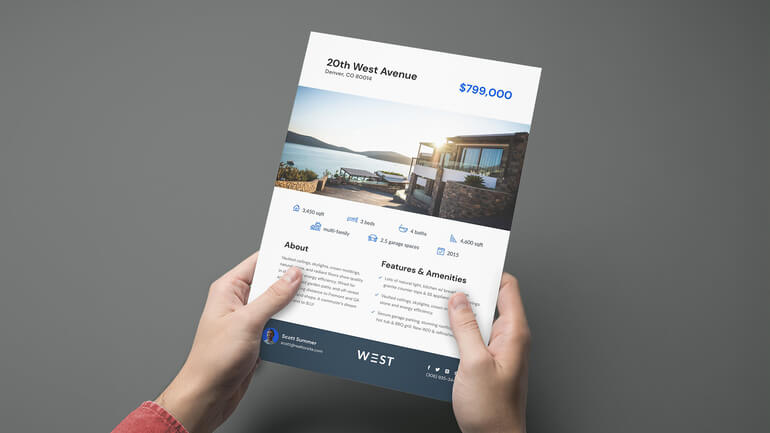 PhotoUp Real Estate Flyers