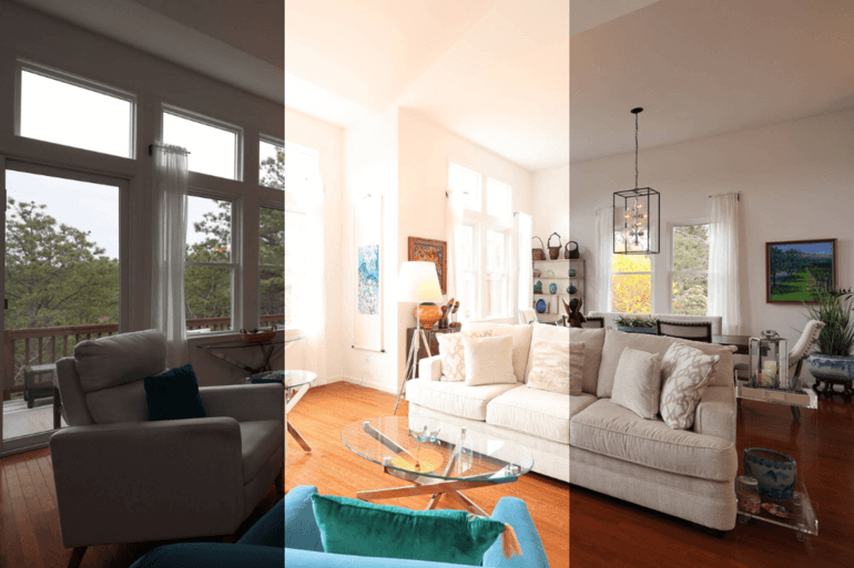 how to edit real estate photography