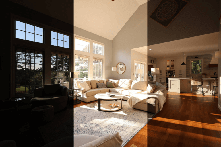 how to edit real estate photography