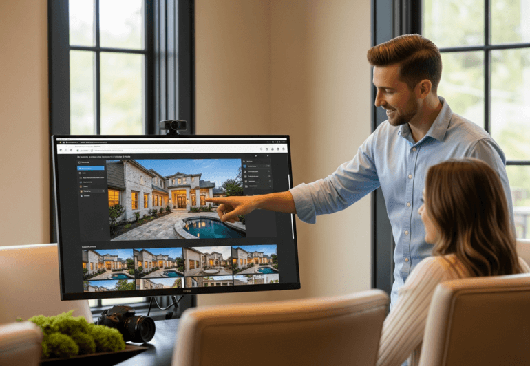 real estate photo editing