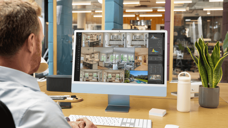real estate photo editing
