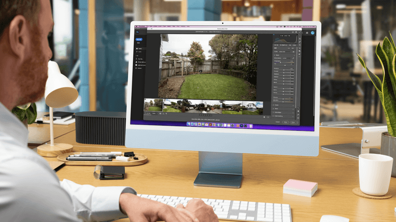 real estate photo editing workflow