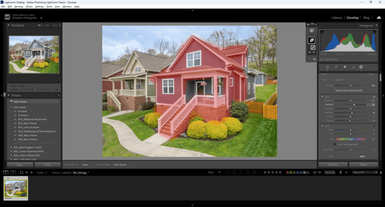 real estate photo editing