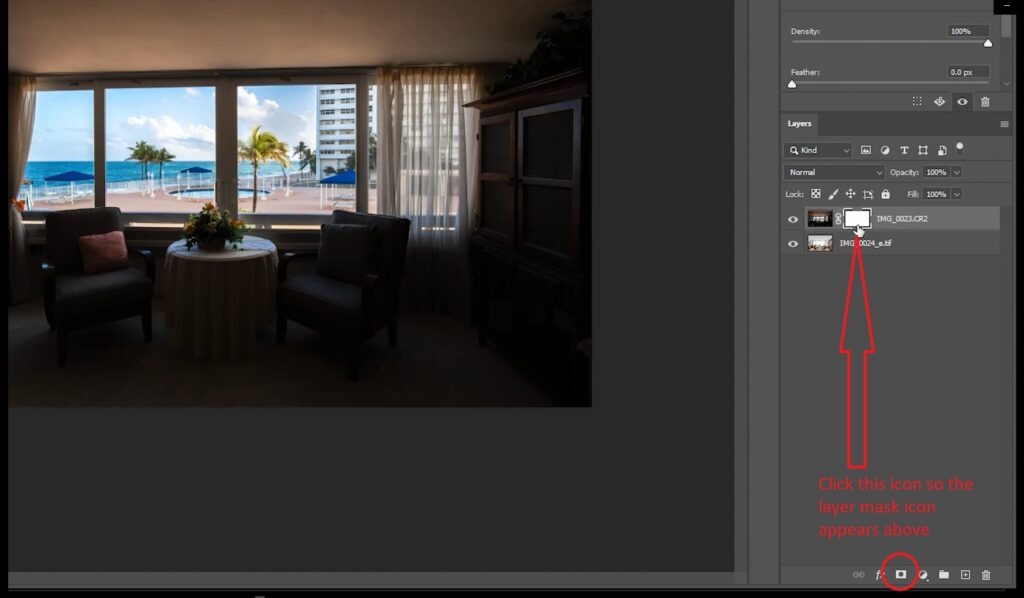 how to mask windows in Photoshop