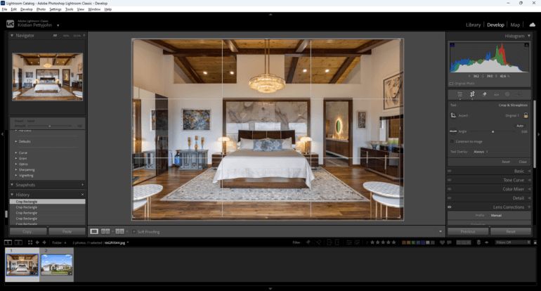 Center important elements using the rule of thirds