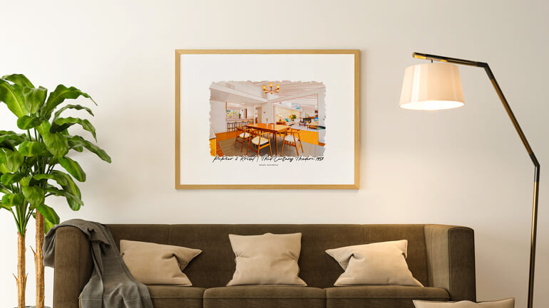 Watercolor House Portraits by PhotoUp