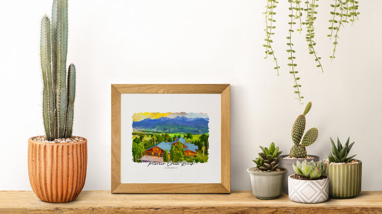 Watercolor House Portraits by PhotoUp