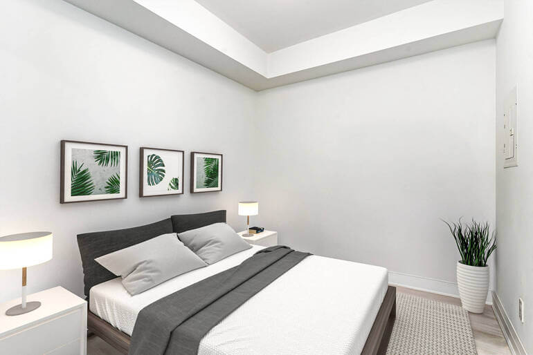 After: Virtual Decluttering and Staging by PhotoUp 