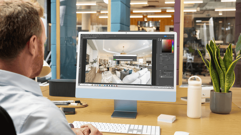 real estate photo editing