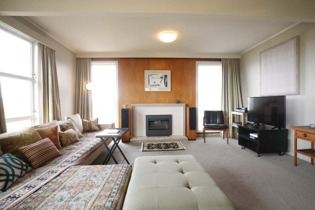 Living room before HDR real estate photo editing.