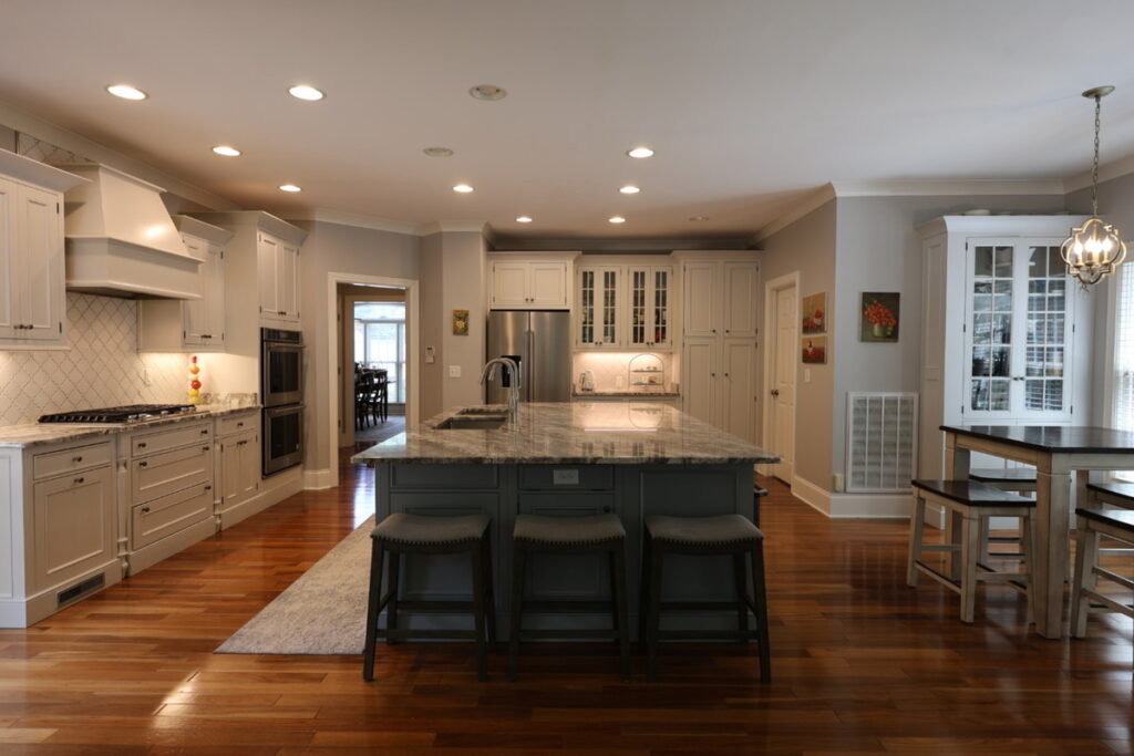 Kitchen before outsourcing photo editing services.