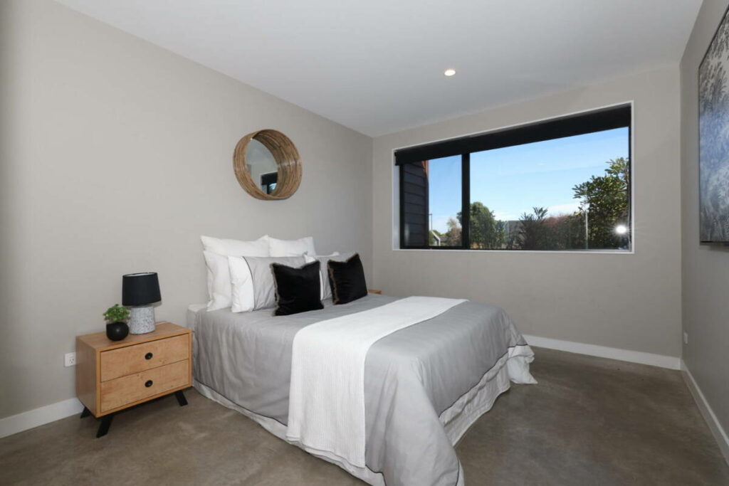 Bedroom before editing with the best AI for batch photo editing