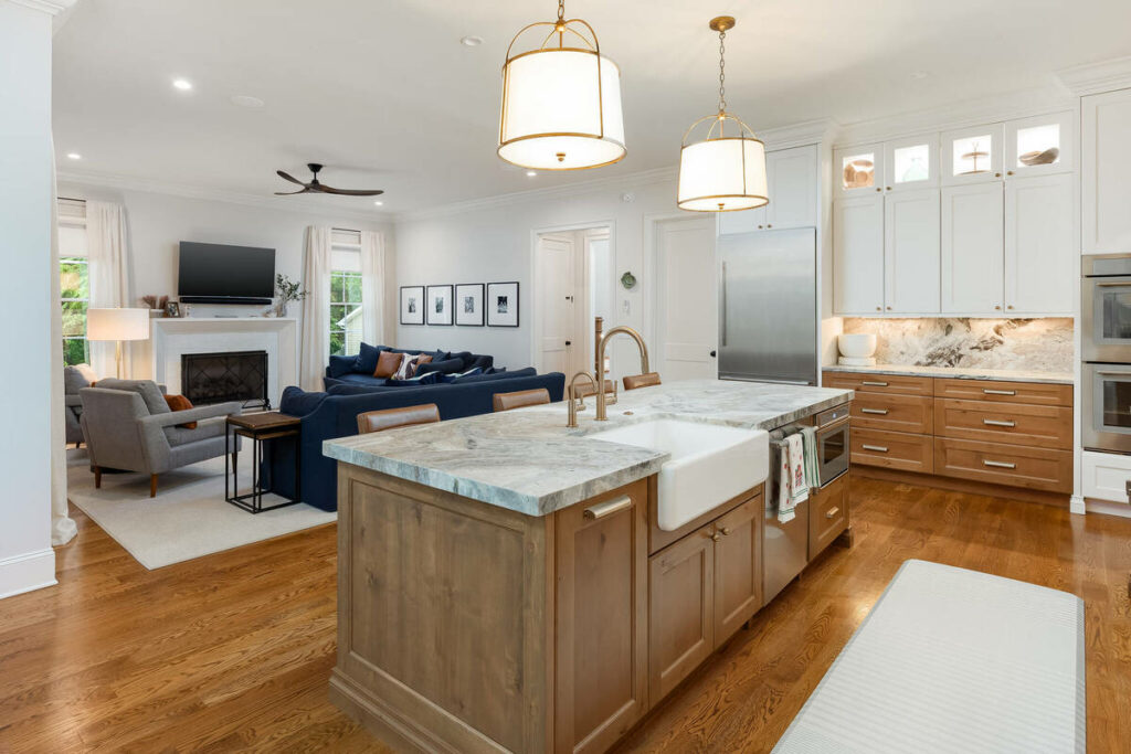 Kitchen after editing with the best AI for batch photo editing