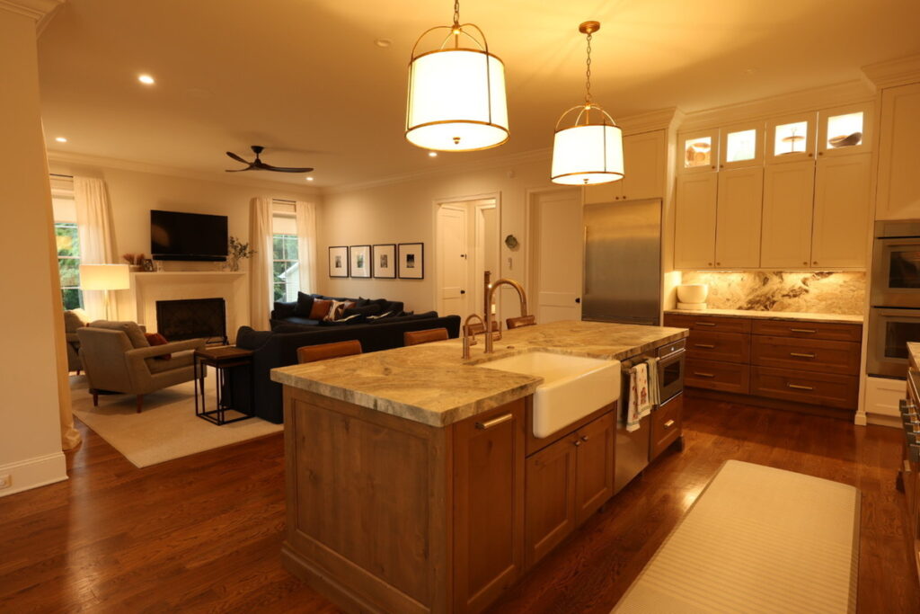 Kitchen before editing with the best AI for batch photo editing