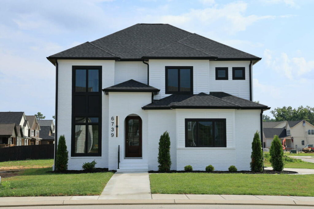 Home exterior before editing with the best AI for batch photo editing