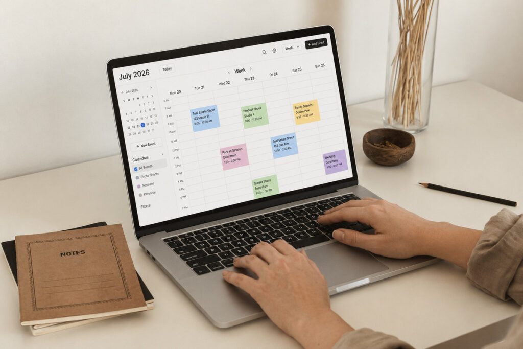 Virtual assistant for photographers managing bookings.