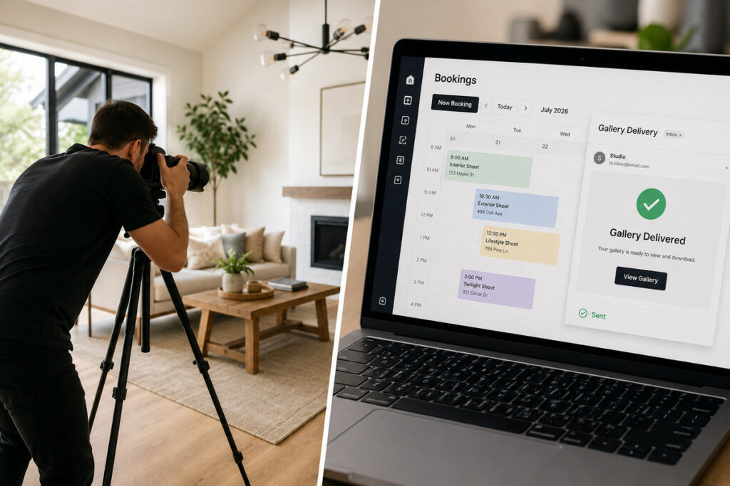Real estate photography virtual assistant workflow