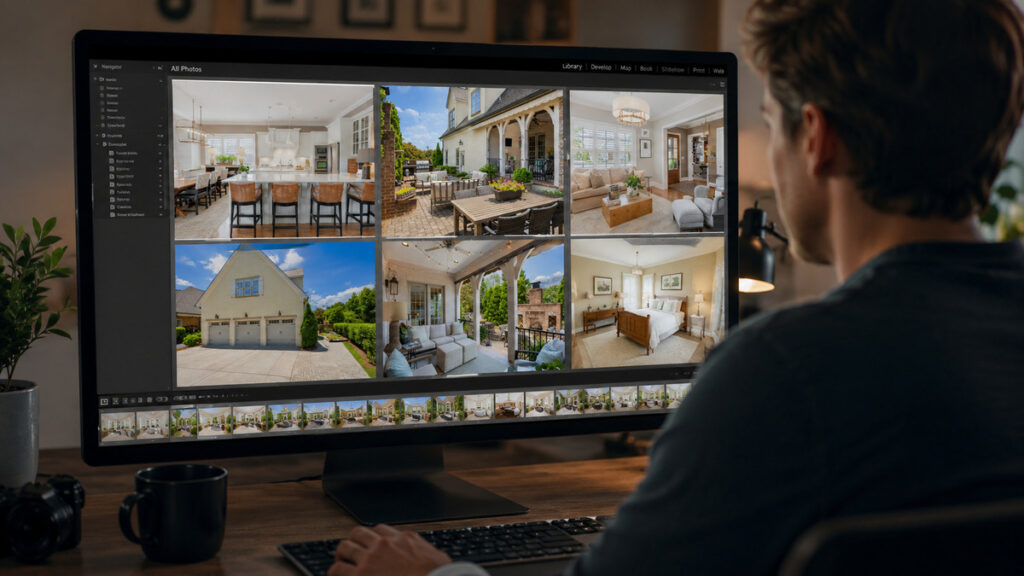 AI photo editing for real estate images