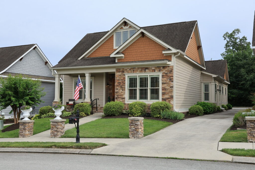 Original property exterior before AI image enhancement