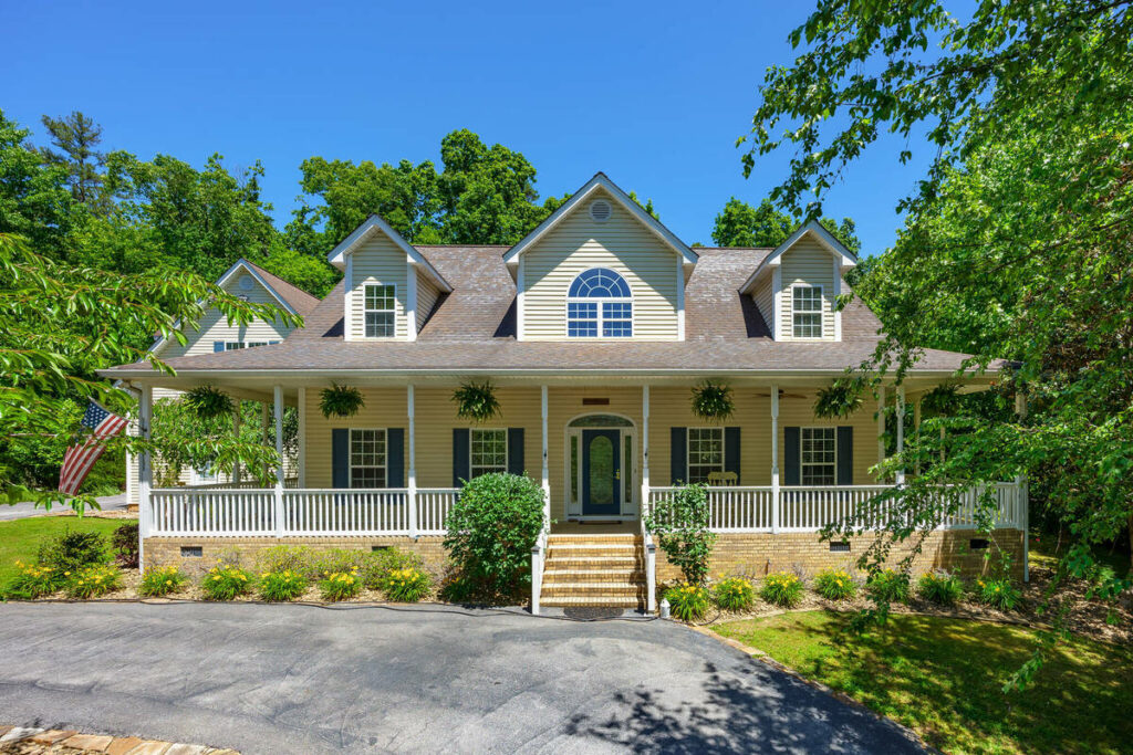 Home exterior enhanced with real estate photo editing services.