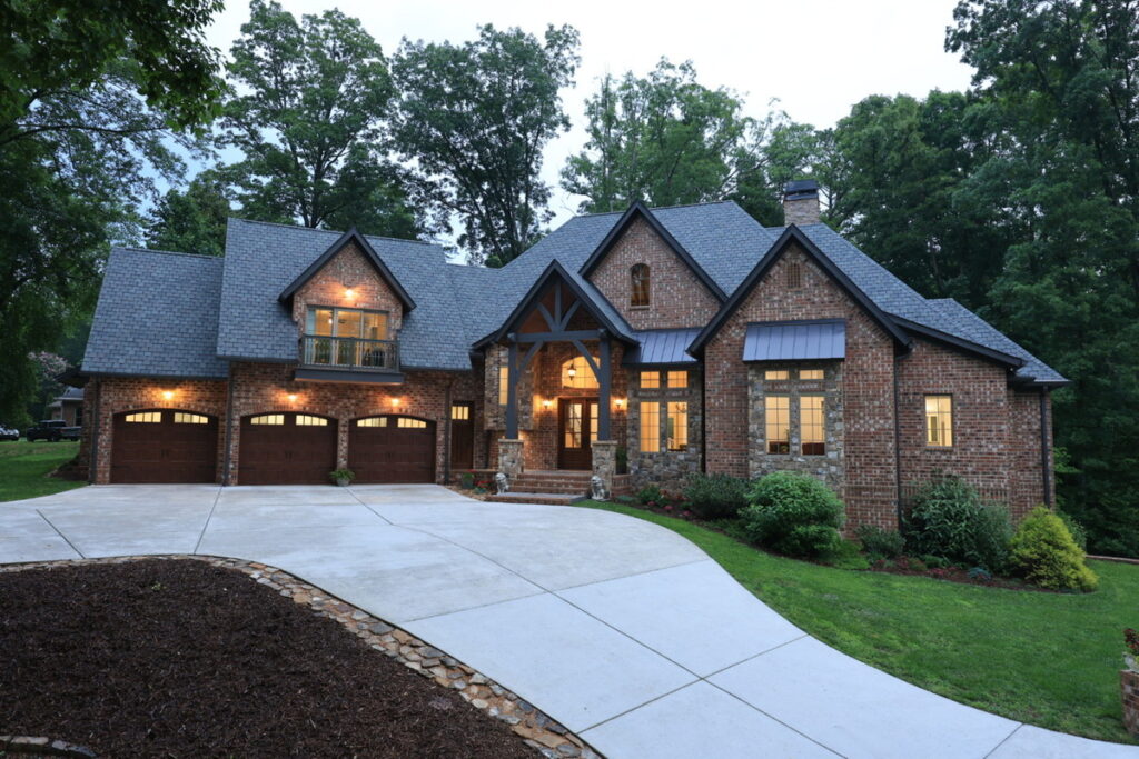 Exterior home photo before twilight real estate photo editing services