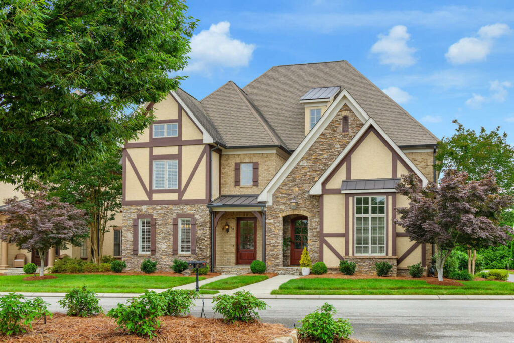 Imagen AI real estate editing applied to a residential property exterior