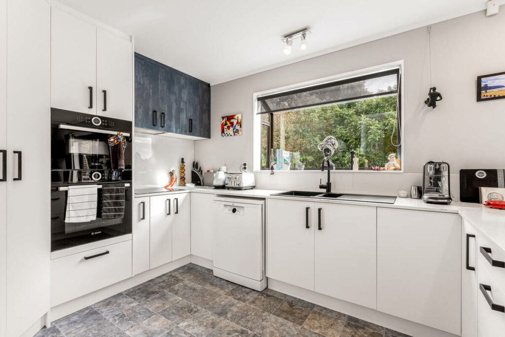 Kitchen after dodge and burn with balanced interior and window detail