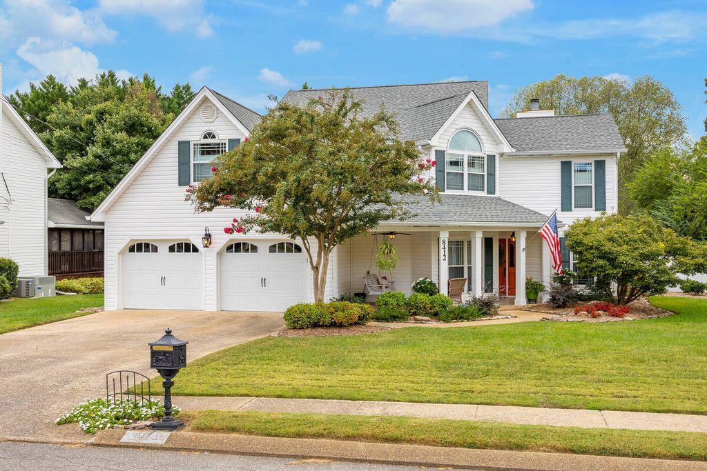 Front exterior of a two-story residential home selected for AI photo culling.