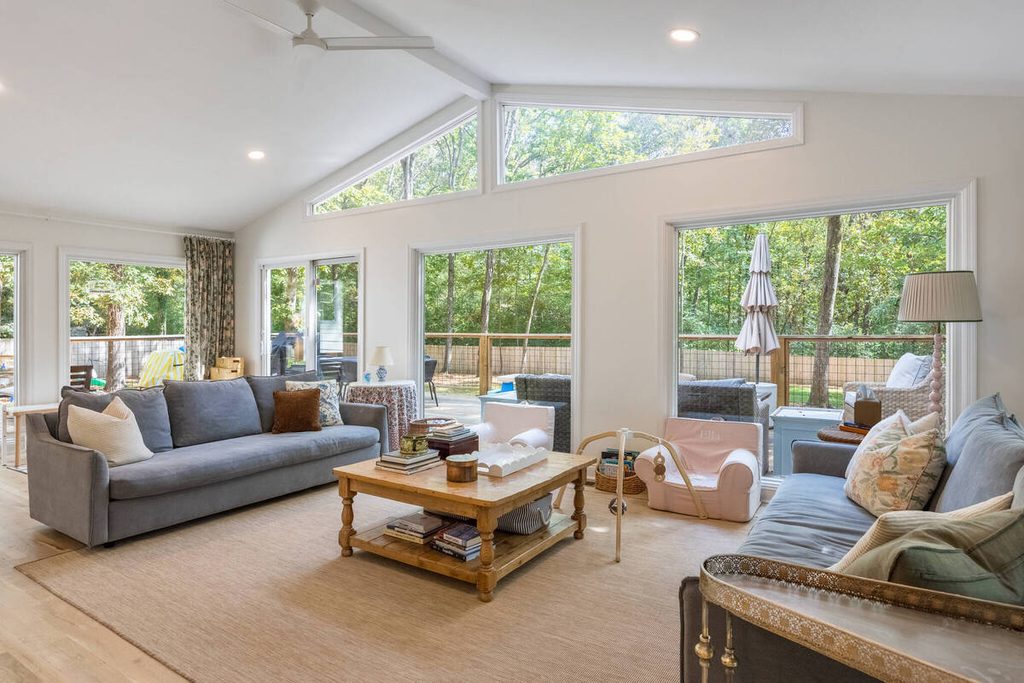 Bright living room photo with natural lighting for AI photo culling.