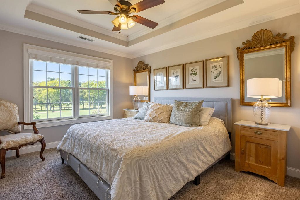Bedroom after AI exposure correction and human review